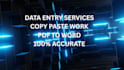 do accurate data entry and online typing work
