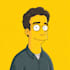 you as a funny yellow cartoon character