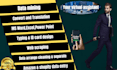 do web research, data entry, email scraping, PDF translation