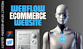 design modern webflow ecommerce website for online stores