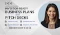 write a strategic business plan and pitch deck for startups