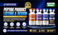 do product label design, peptide sarms, peptide vial label