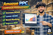 setup manage and optimise amazon PPC campaigns amazon fba ppc ads campaign