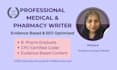 write professional medical, pharmacy, healthcare articles