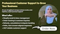 provide professional customer support and live chat support