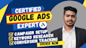 set up google ads adwords PPC and display campaigns