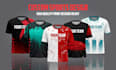 do tshirt 3d creative sublimation design mockups