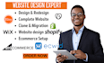 migrate clone or redesign wix shopify squarespace godaddy ecwid website design