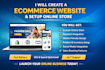 create a responsive ecommerce website and setup online store
