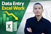 excel data cleaning, pivot tables, formatting, PDF to excel