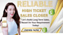 sales closer high ticket sales b2b lead generation salesperson