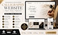 wedding calligraphy website calligraphy business website creative portfolio