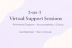 provide 1 on 1 virtual emotional support sessions