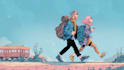 draw a cartoon illustration