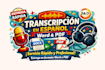 transcribiré audios, videos o escritura a mano en español