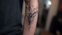custom an abstract black tattoo design