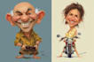 draw cartoons and caricatures