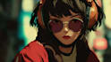 design anime character , cyberpunk character