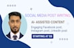 write engaging facebook posts and captions using ai tools