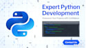 full stack development including python fastapi django