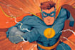 drawing custom superhero character in action