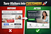 design high converting landing page that boosts sales