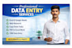 do accurate data entry, excel data entry, and web research