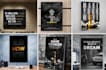 create motivational poster and canvas wall art