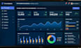 develop PHP admin dashboard and web app