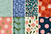 create seamless pattern design for fabric, textile etc
