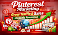 do pinterest marketing, pin design, SEO and traffic growth
