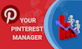 create SEO optimized pins posts and boards as a pinterest manager