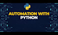 do web scraping and automation using python and ml