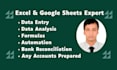 do any excel and google sheets job in low price