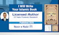 write high quality islamic research and noor e nabi book