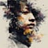 paint expressive colorful abstract portraits
