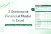 build a professional 3 statement financial model in excel