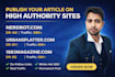 publish your article on premium guest post sites