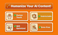 do humanize ai content, rewrite ai text, and do ai editing