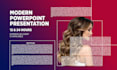 design a professional and modern powerpoint presentation