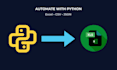 automate tasks and scrape websites using python to excel,CSV