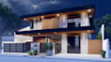 redesign real estate building, facade renovation, balcony rendering, cgi duplex
