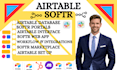 airtable expert softr webapp client portal airtable automations database