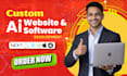do full stack website development, ai website, ai chatbot, ai software developer