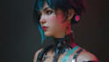 draw cyberpunk character art