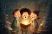 create a cute character for children book