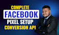 facebook pixel setup, fix meta pixel with conversion API tracking