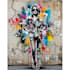 do a spray paint stencil art with professional detail