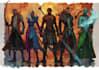 draw dnd party art and dnd character art