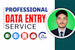 do data entry, copy paste, data scraping,pdf to excel data